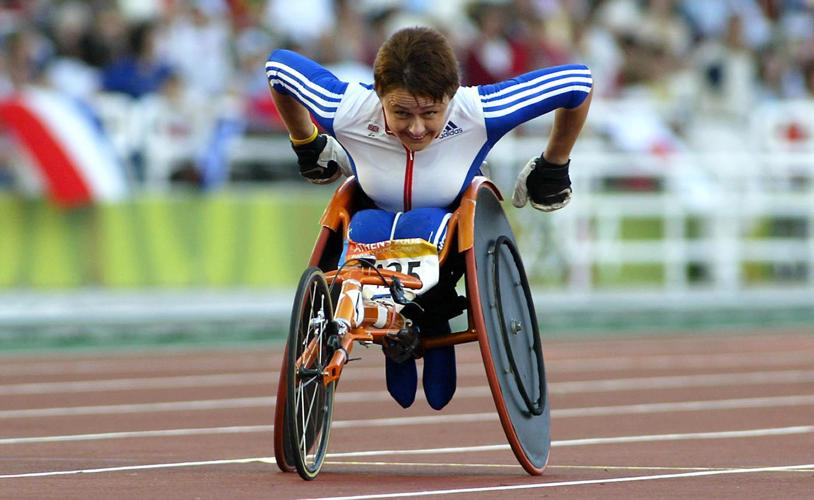 Tanni wins a Gold Medal at Athens 2004 
