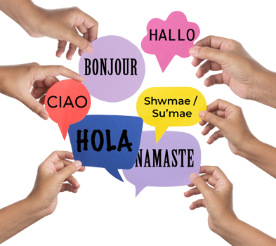Greetings in a number of languages