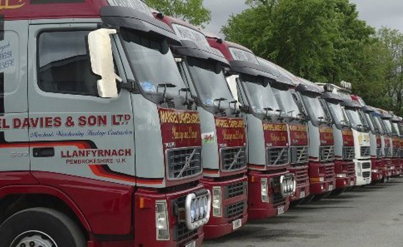Mansel Davies fleet of lorries
